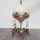 French Style Balloon Toleware Chandelier from the 1950s