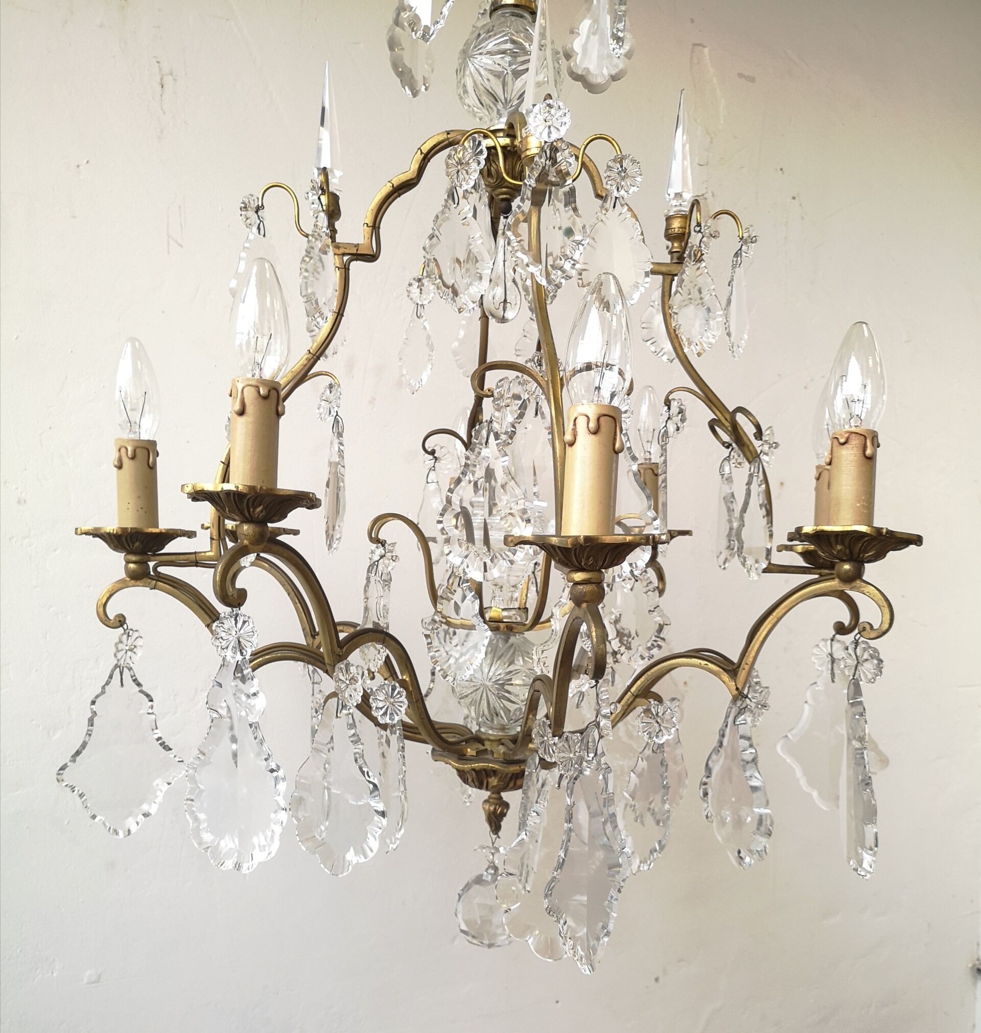 Lustre baccarat stamp cage 8 fires