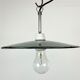 Industrial petrol enamel pendant light, 1970s