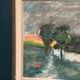 Original Danish Oil on Panel – “Landskap med hus” by Kai Nielsen – Signed – Vintage & Framed