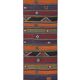 Vintage Turkish Oushak Rug Handwoven 67x592 cm