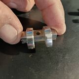 Italian round wall mirror from the 1960s.