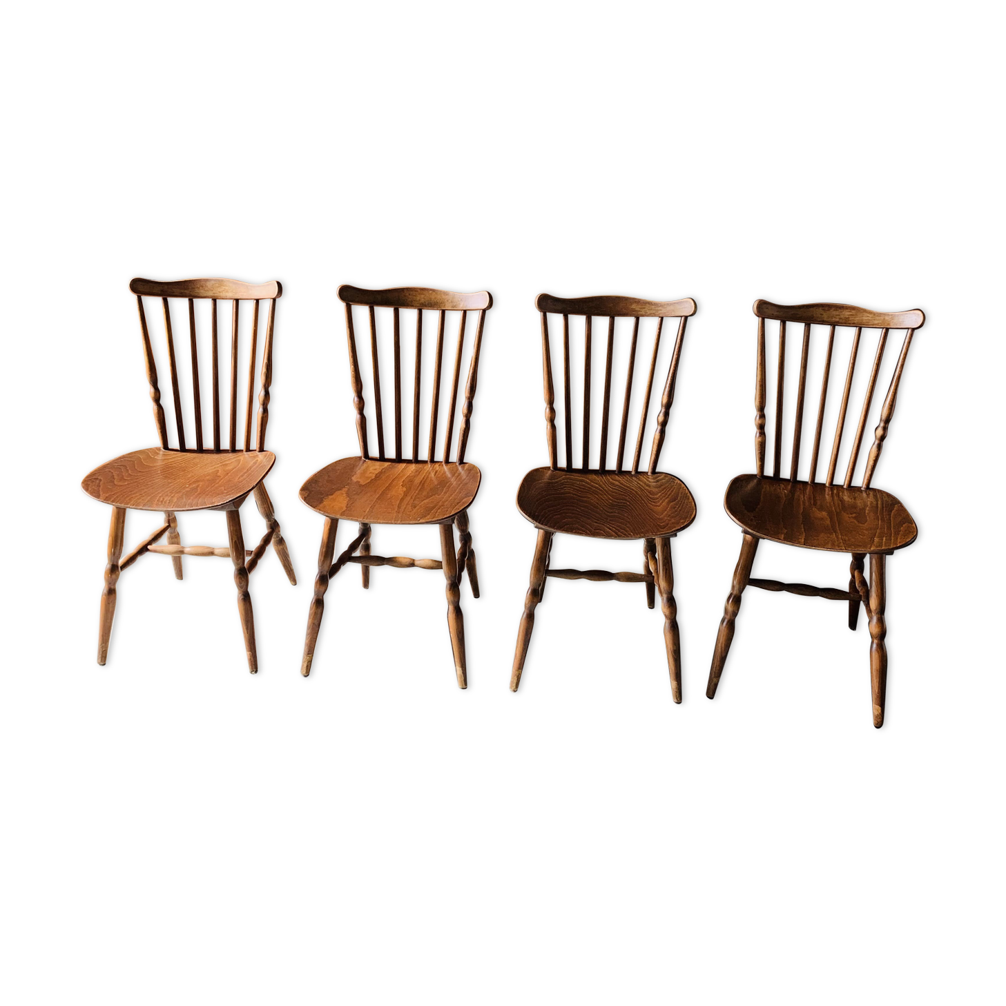 Set of 4 Baumann bistro chairs, Tacoma model