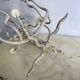 Wrought iron tree candelabra chandelier