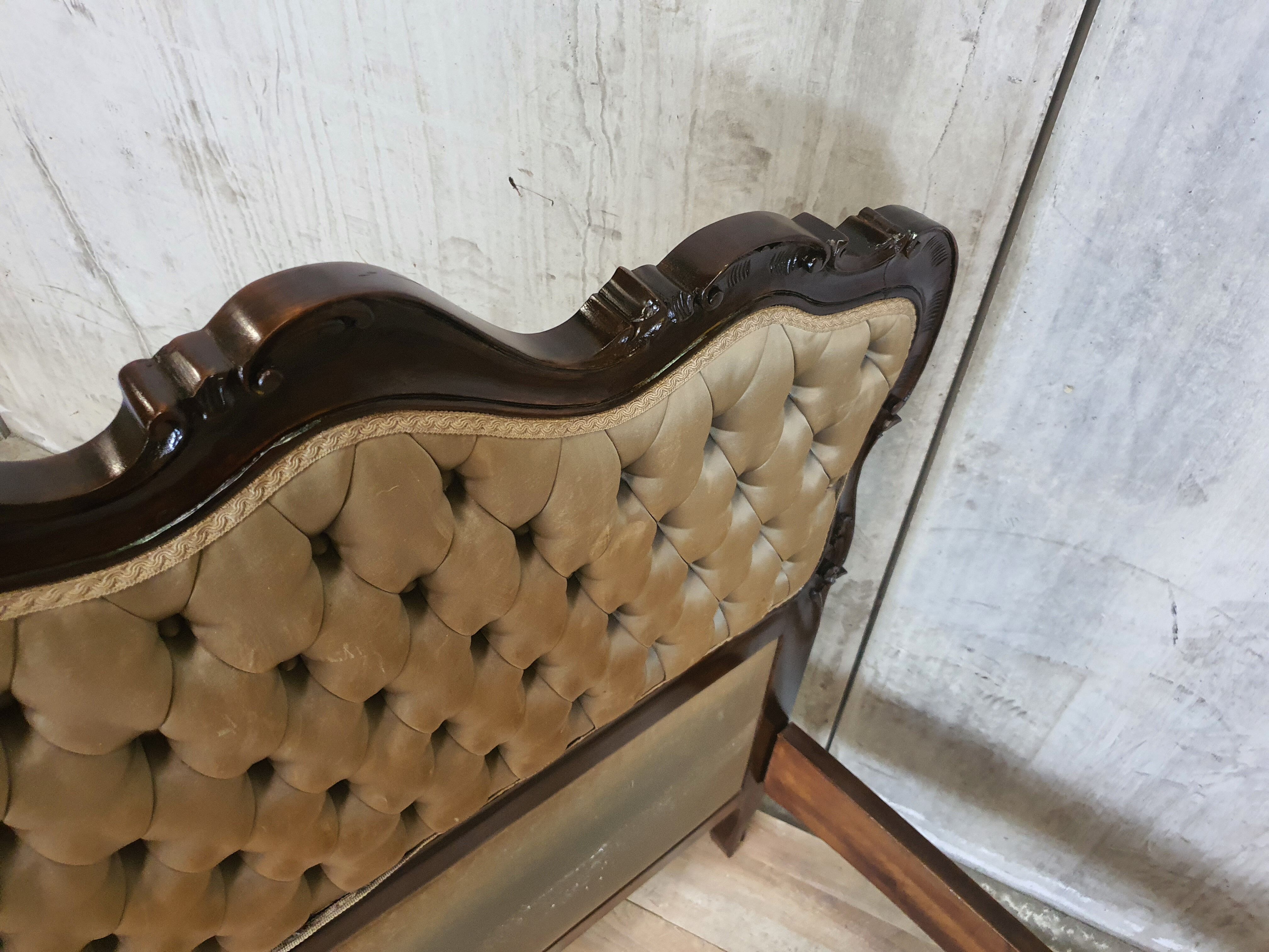 Baroque double bed - 20th century