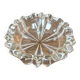 Vintage glass ashtray with star decoration