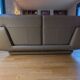 Grey leather sofa Rochebobois