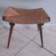 Tabouret vintage paille 1960