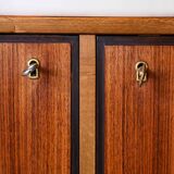 Vintage bookcase with black details