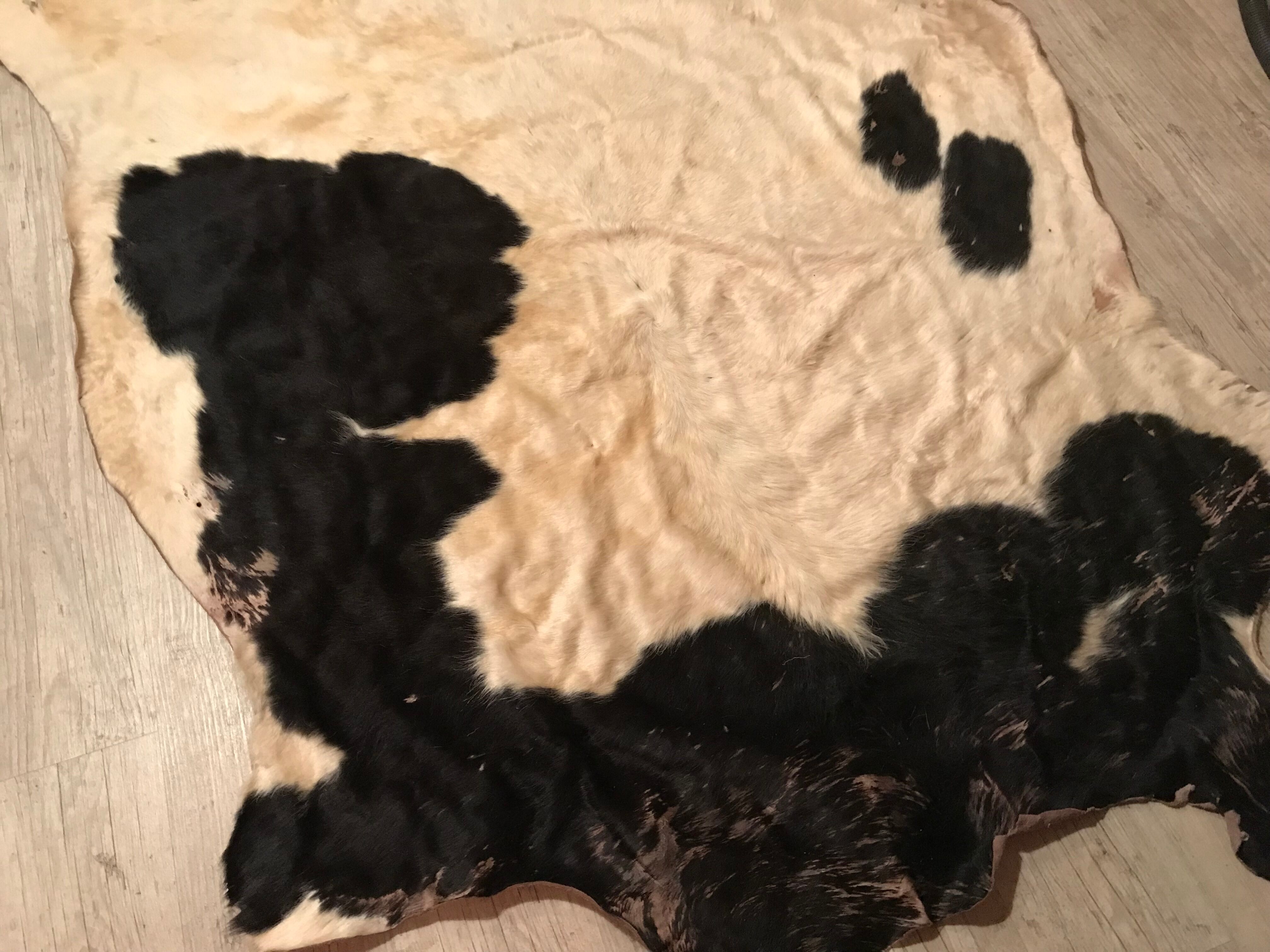 Carpet vintage skin of cow 200x150cm