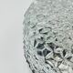 Vintage diamond point glass wall light RZB