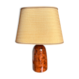 Brown ceramic lamp