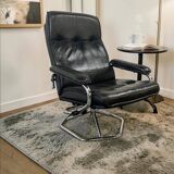 Vintage Danish leather lounge chair / armchair / single chair UNICO