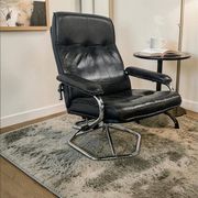 Vintage Danish leather lounge chair / armchair / single chair UNICO