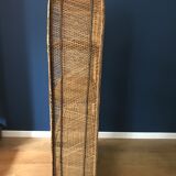 Emmanuelle style rattan bookcase