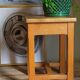 Stool reconstruction in solid wood 50s