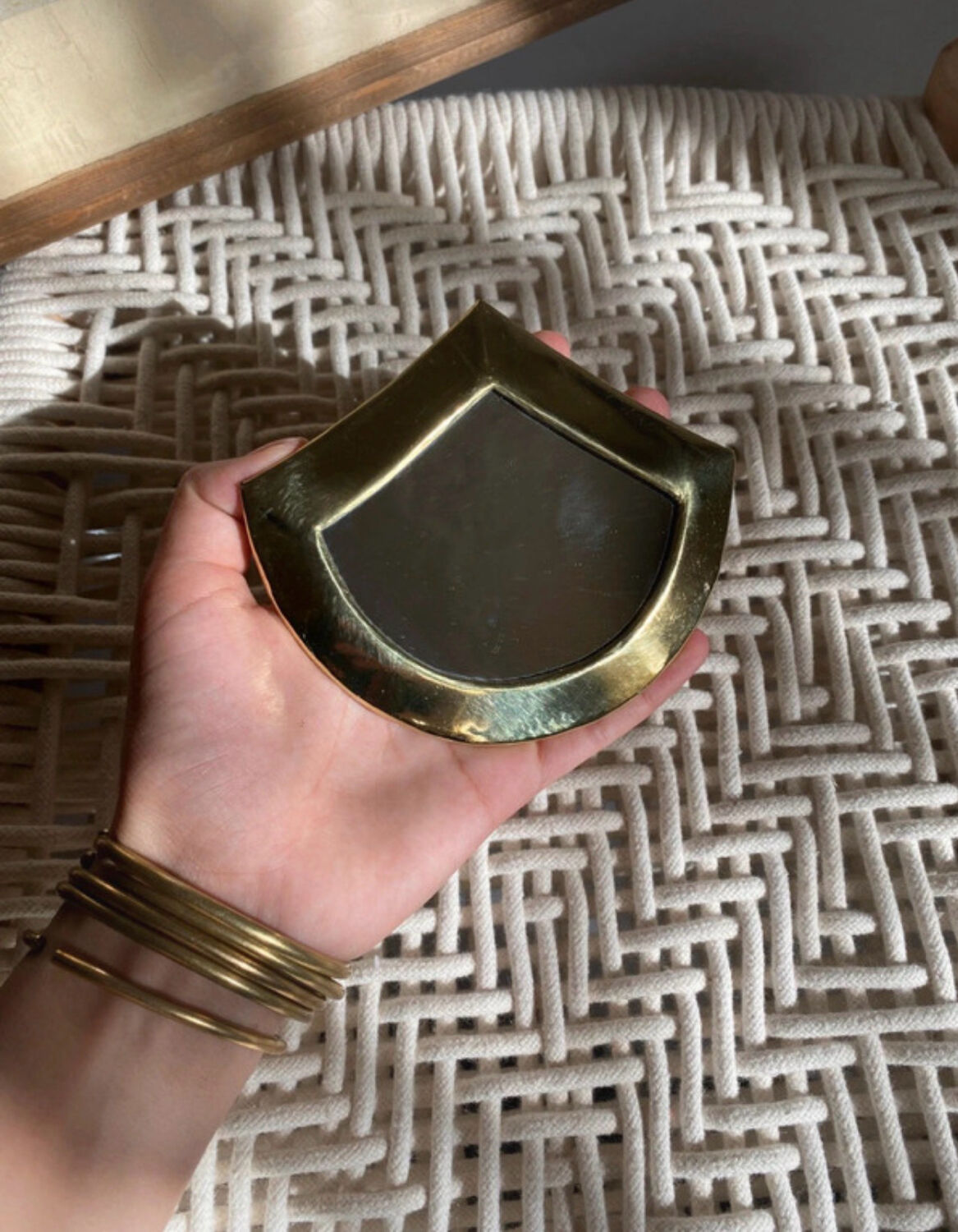 Miroirs en laiton fabriqué à la main