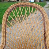 Emmanuelle wicker armchair