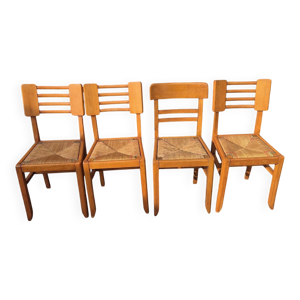 Série de 4 chaises Pierre