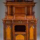 Buffet néo-baroque allemand en noyer et acajou, années 1890