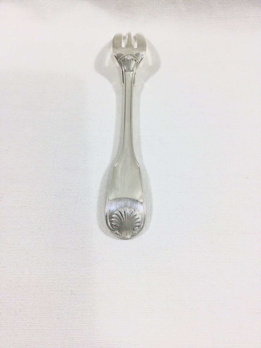 12 vendôme cake forks old size, Christofle