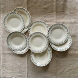 Choisy le Roi ironstone soup plates model 1212