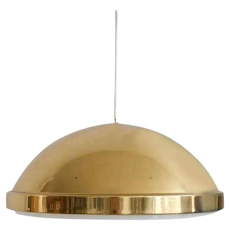 Bergboms ceiling light in brass with acrylic shade.
