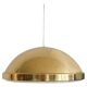 Bergboms ceiling light in brass with acrylic shade.