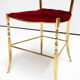 Chaise latérale italienne en laiton Chiavari