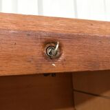 Simple oak filing cabinet 1950