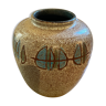 Vase en céramique Accolay avec motifs géométriques