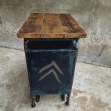 Industrial trolley workbench Citroen chest of drawers