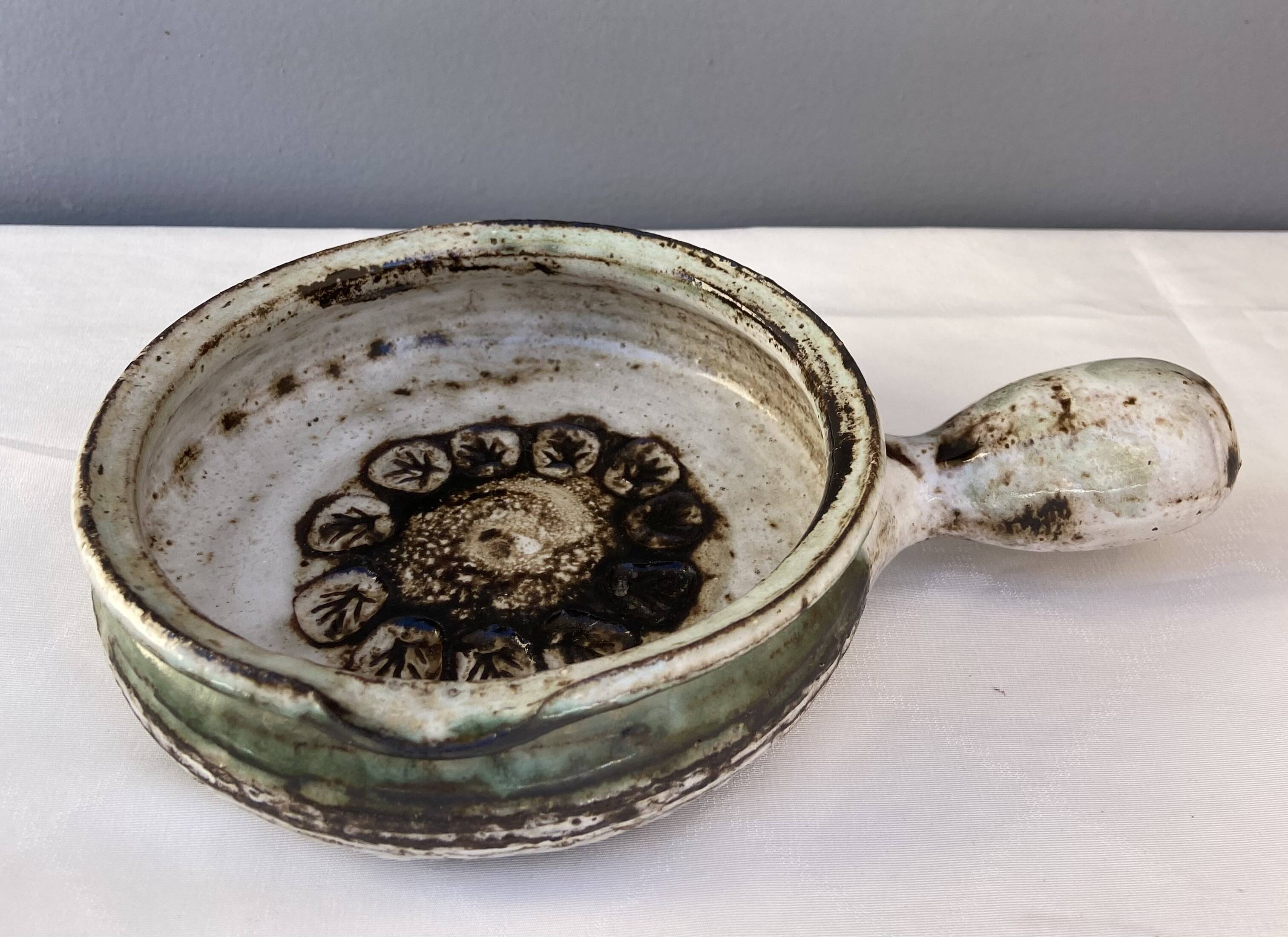 Two fondue pots by Albert Thiry