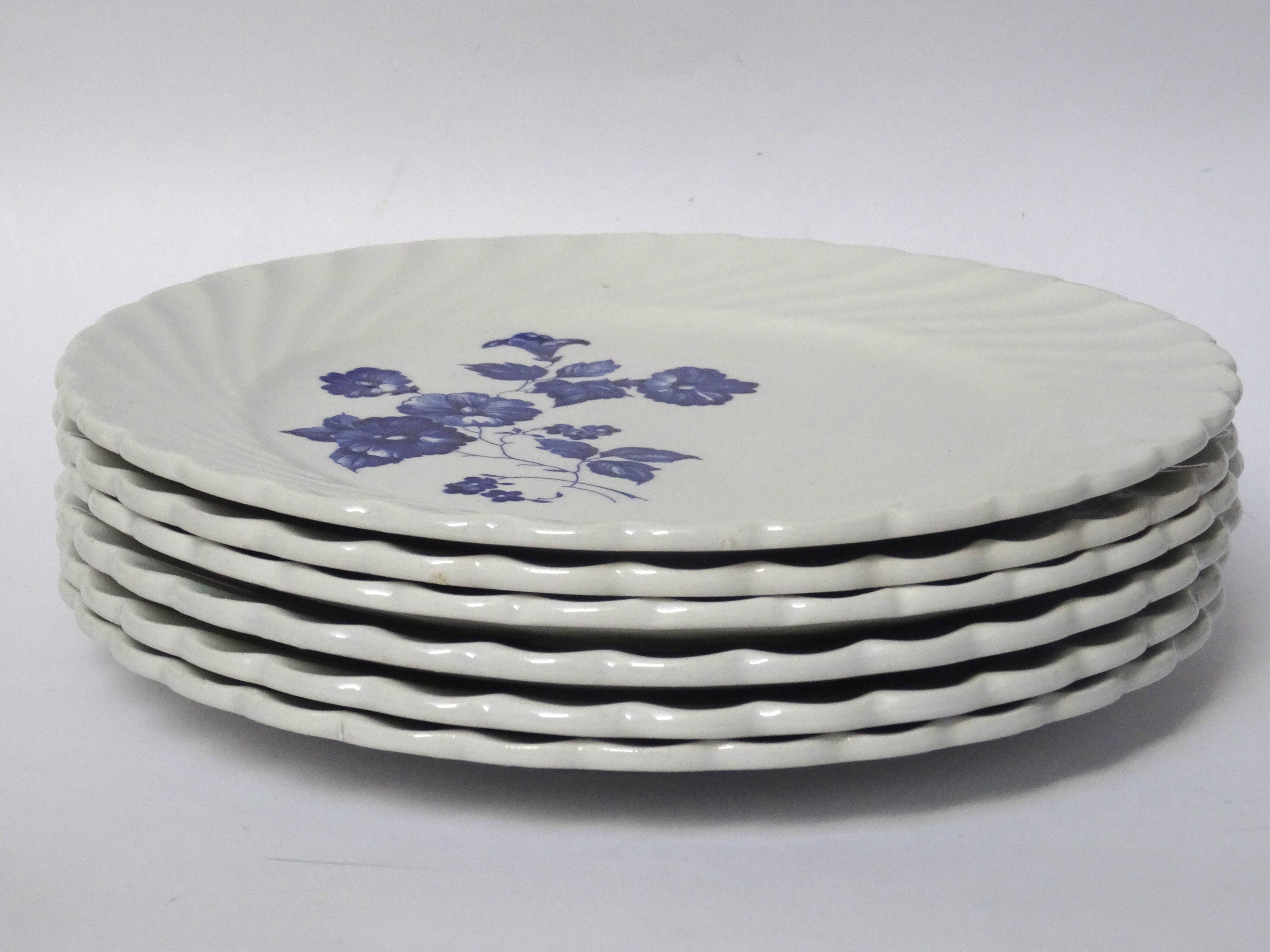 6 dessert plates Lunéville
