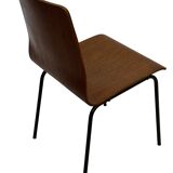 Vintage dining chair Friso Kramer for Auping 'Euroika' plywood design