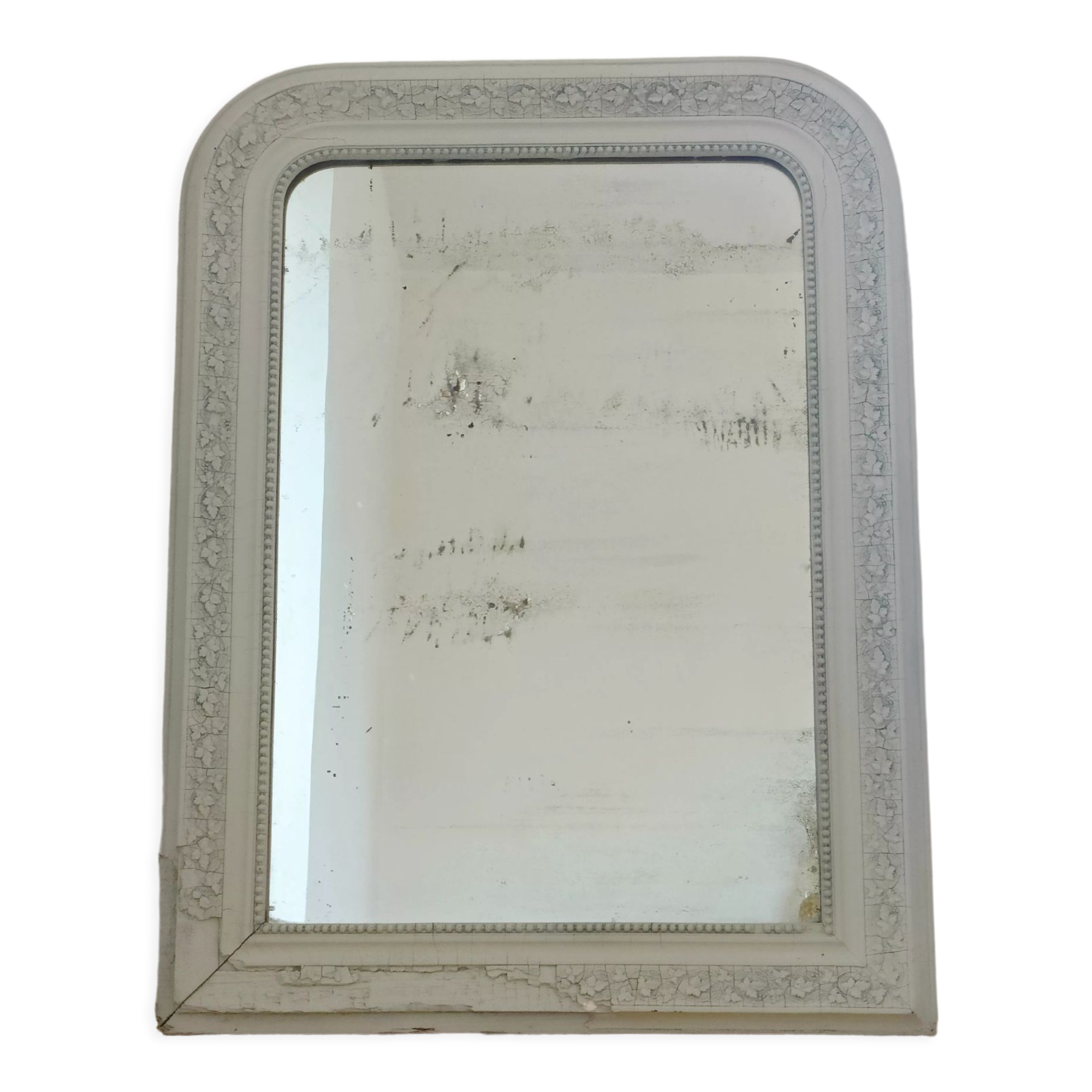 Mirror Louis Philippe gray patina