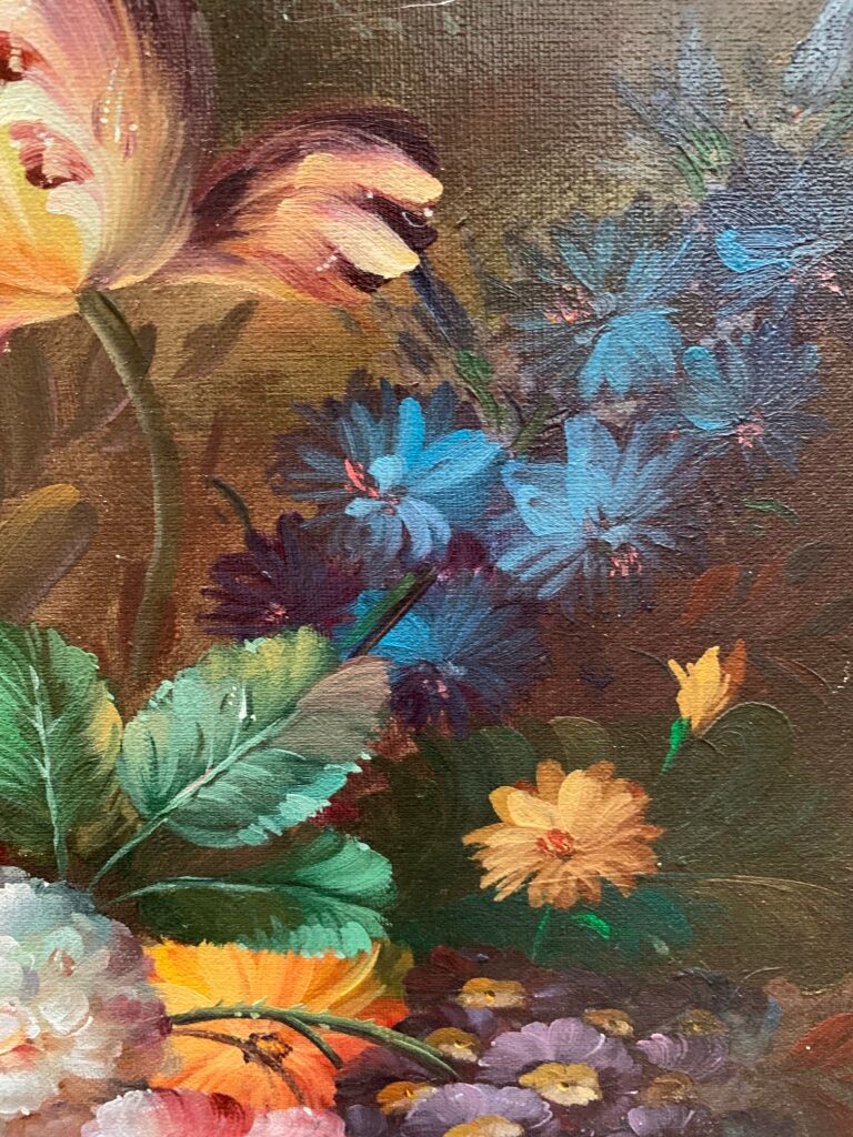 Painting «Still life with flowers».