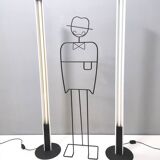 Floor Lamp "Rio" by Rodolfo Bonetto and Produced by Luci, Italy