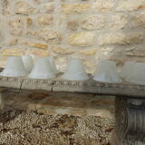Ensemble de dix teintes en verre vintage