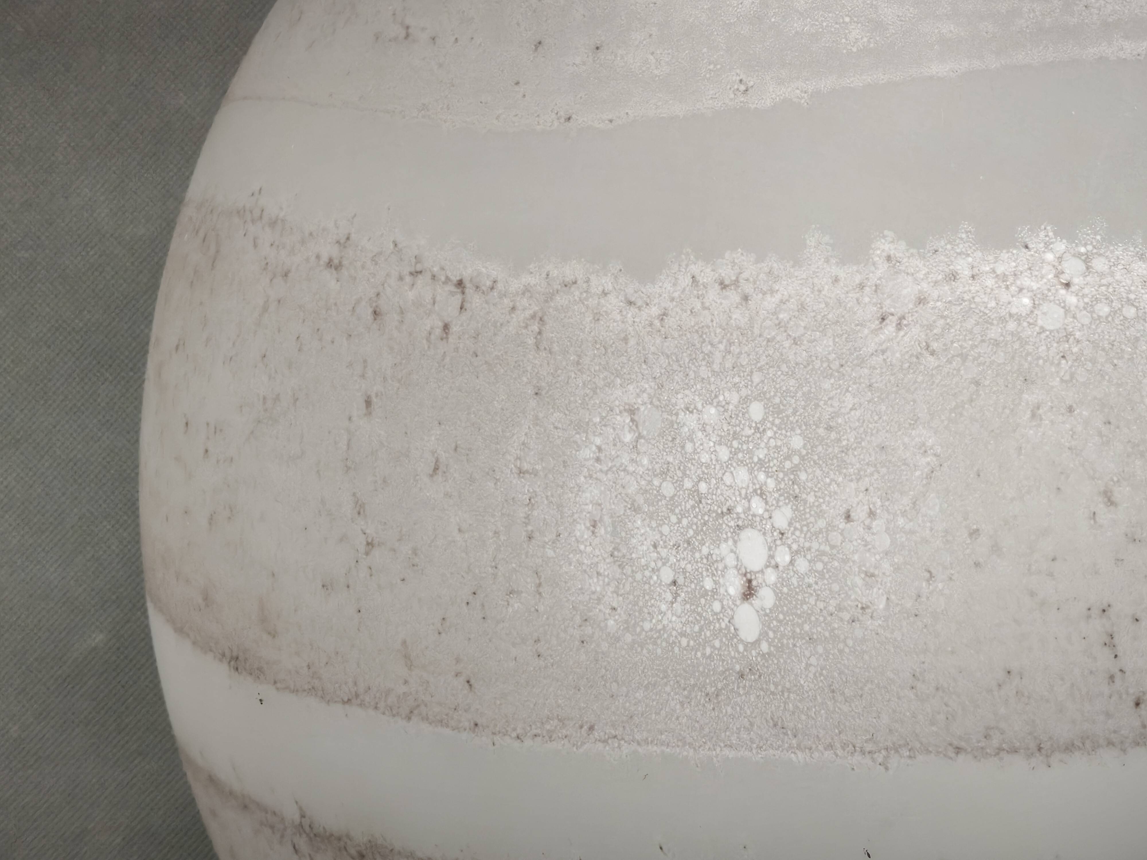 1970s Italian Space Age Murano Glass Globe Table Lamp