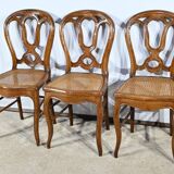 Oak Chairs, Louis Philippe Period – Mid-19th Century
