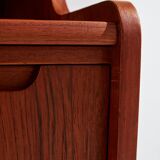 Restored teak bureau desk