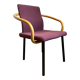 Mandarin chair by Ettore Sottsas for Knoll - bamboo armrest - rare