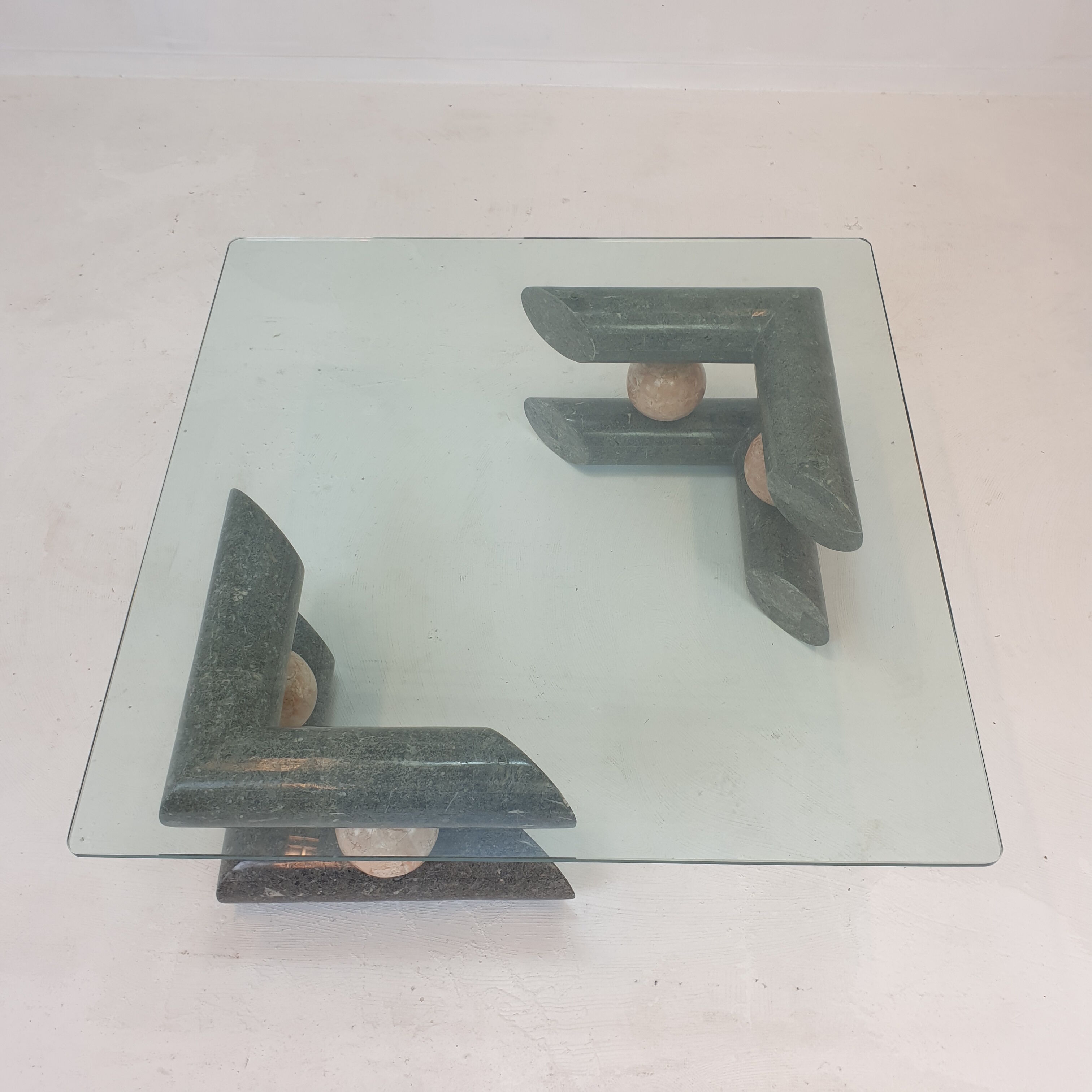 Fossil Stone Coffee Table, 1980s