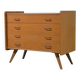 Commode scandinave pieds compas - Vintage 1960