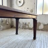 Solid oak farmhouse table 185cm