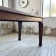 Solid oak farmhouse table 185cm