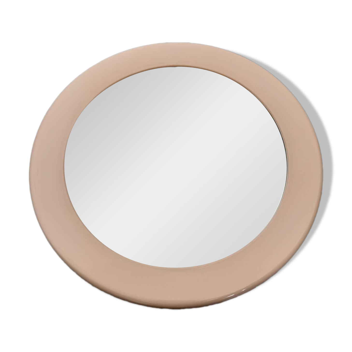 Miroir Syla en plastique beige, 1970