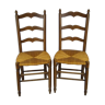 Pair of fine craft chairs of the 1970s