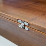 Walnut coffee table with compartment, 1970